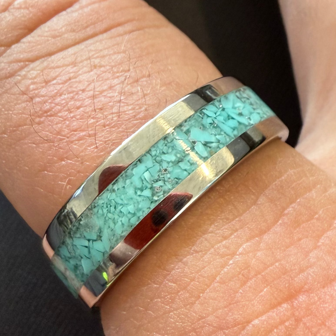 Custom Stainless Steel Ring | 8mm, 4mm Band |