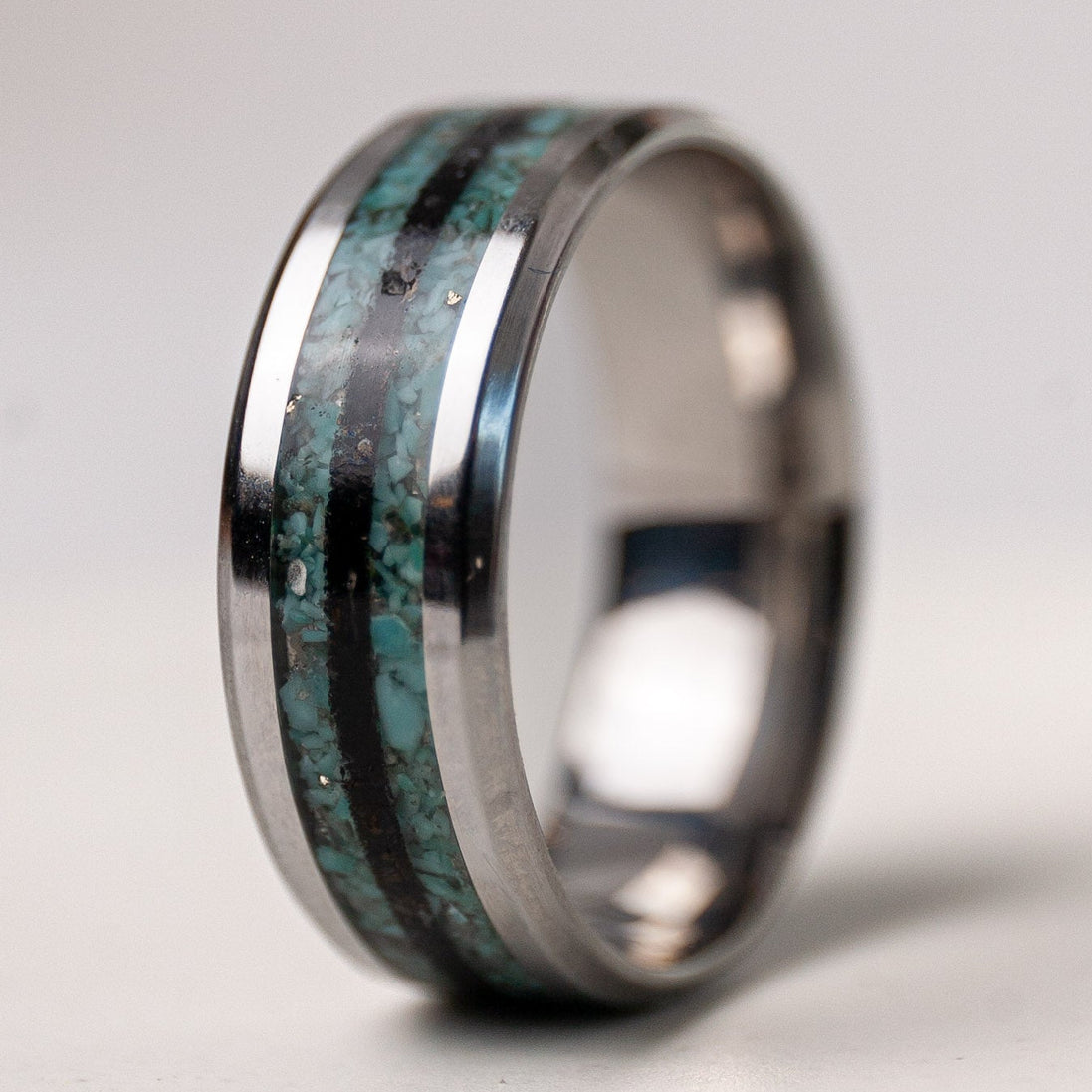 Custom Stainless Steel Ring | 8mm, 4mm Band |