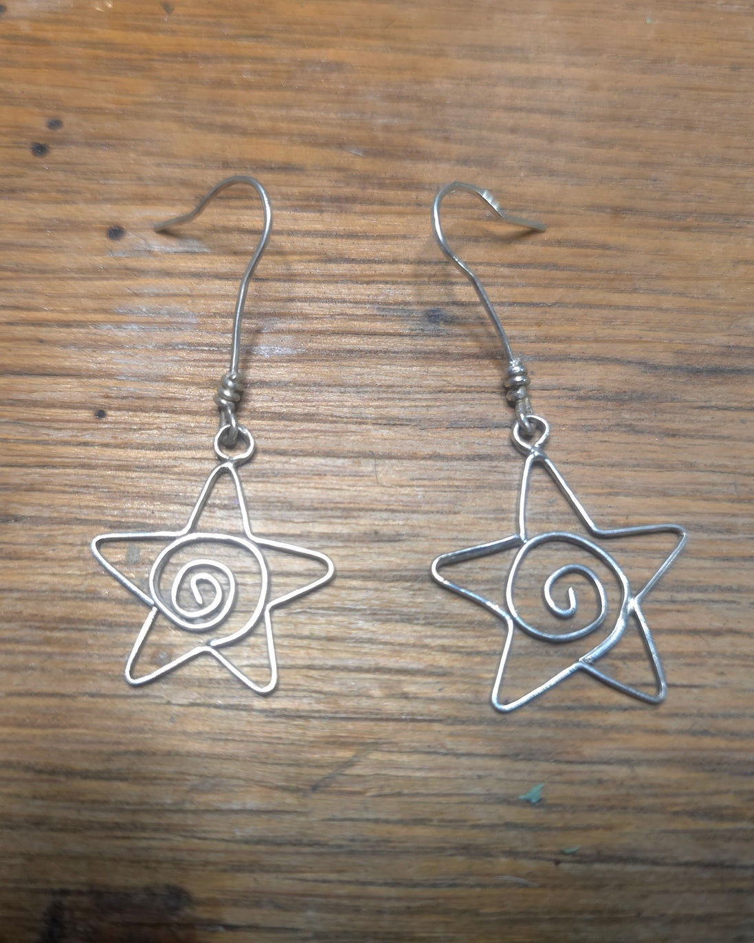 Sterling Silver Star Earrings